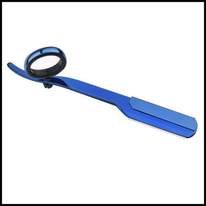 Ringblade - Blue Titanium Coated - Straight Edge Razor $34.99 Unic Beauty Blue-Unic-Razor
