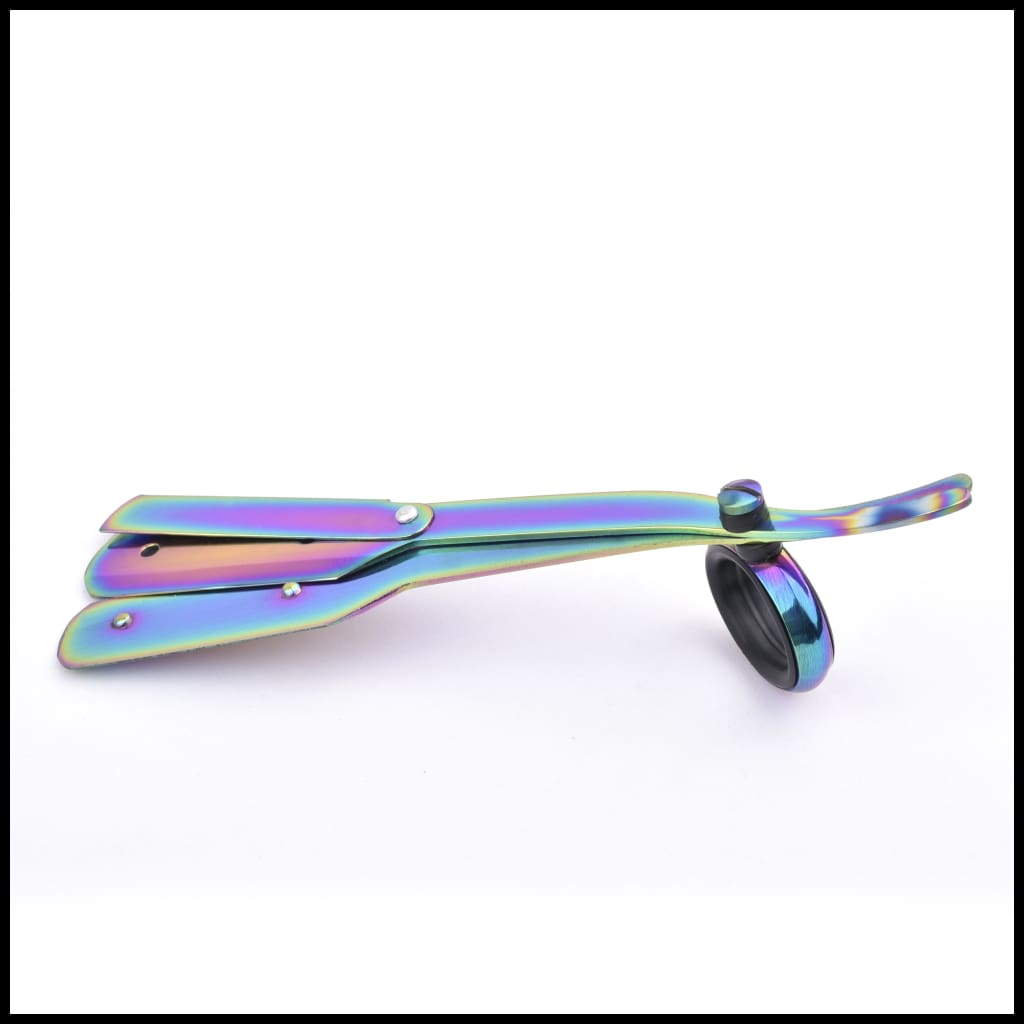 Ringblade - Rainbow Titanium Straight Edge Razor Patented Design ...